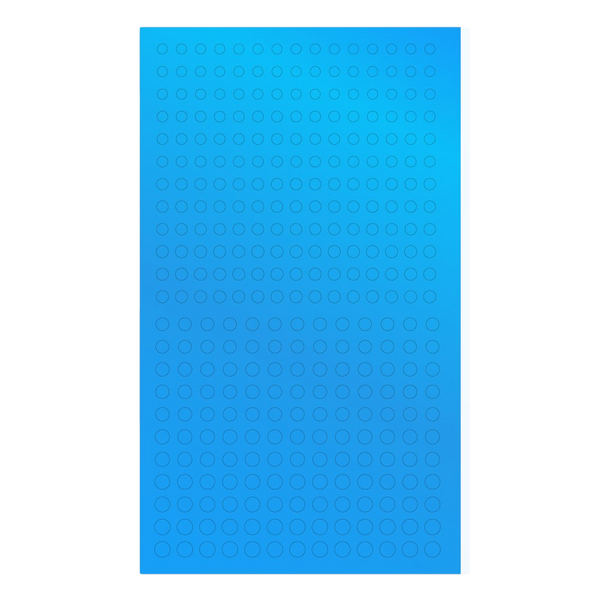 HIQParts Blue Circular Metallic Stickers (1 - 2.8mm)