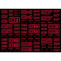 HIQParts TR Decal 02 Number