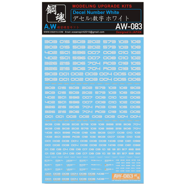 AW-083 Waterslide Decal