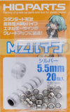 HIQParts MZ Pipe Silver (20 pcs)