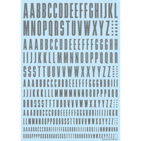 HIQParts CND Decal Alphabet