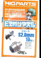 HIQParts EZ Gun Muzzle Short Silver (10 pcs)